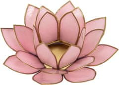 Weltbild Weltbild Svícen na čajovou svíčku Lotosový květ, růžový