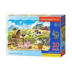 Castorland MAXI 20 Puzzle Zvířátka na farmě