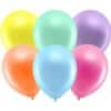 Metalické balónky 23cm 100ks barevné -