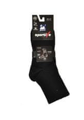 Wola W943 černé pánské ponožky sportovní Barva: černá, Velikost: 39-41