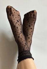 Knittex Veneziana Elvira černé dámské silonkové ponožky Barva: černá, Velikost: UNI