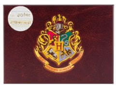 CurePink Dopisní sada Harry Potter: Erb Bradavic - Hogwarts (22 x 16 x 3 cm)