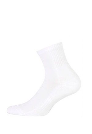 Wola W943 bílé pánské ponožky sportovní Barva: bílá, Velikost: 39-41