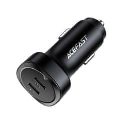 AceFast Nabíječka do auta 72W 2x USB-C PPSPD Quick Charge 3.0 AFC FCP černá B2 černá Acefast