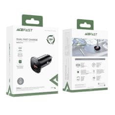 AceFast Nabíječka do auta 38W USB-C/USB PPSPD Quick Charge 3.0 AFC FCP černá Acefast