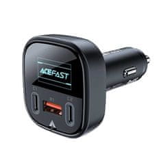 AceFast Nabíječka do auta 101W 2x USB-C/USB QC 4.0 AFC FCP černá B5 Acefast