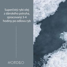 Nordbo Scandinavian Omega-3 Trout Oil, 120 kapslí