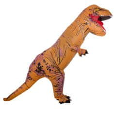 KIK Nafukovací kostým dinosaura T-REX Obří hnědý 1,5-1,9 m