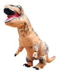 KIK Nafukovací kostým dinosaura T-REX Obří hnědý 1,5-1,9 m