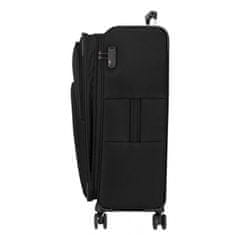 Joummabags MOVEM Atlanta Black, Sada luxusních textilních cestovních kufrů, 77cm/66cm/55cm, 5318421