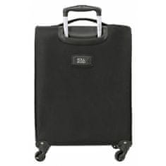 Joummabags Textilní cestovní kufr ROLL ROAD ROYCE Black/Černý, 66x43x26cm, 64L, 5019221 (medium)
