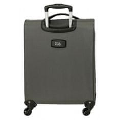 Joummabags Textilní cestovní kufr ROLL ROAD ROYCE Grey / Šedý, 55x40x20cm, 39L, 5019122 (small)