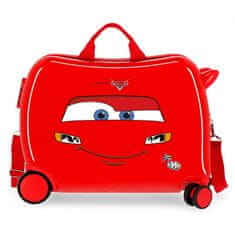 Joummabags Dětský cestovní kufr na kolečkách / odrážedlo DISNEY CARS Red, 2049824