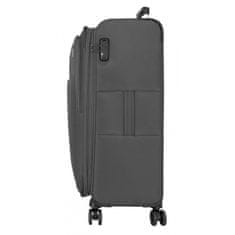 Joummabags MOVEM Atlanta Grey, Sada luxusních textilních cestovních kufrů, 77cm/66cm/55cm, 5318423