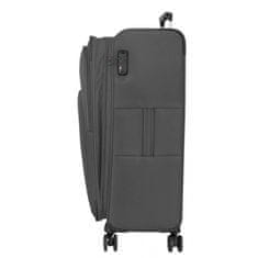 Joummabags MOVEM Atlanta Grey, Sada luxusních textilních cestovních kufrů, 77cm/66cm/55cm, 5318423