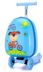 ATAN Dětský cestovní kufr s koloběžkou 2v1 KFBH1564