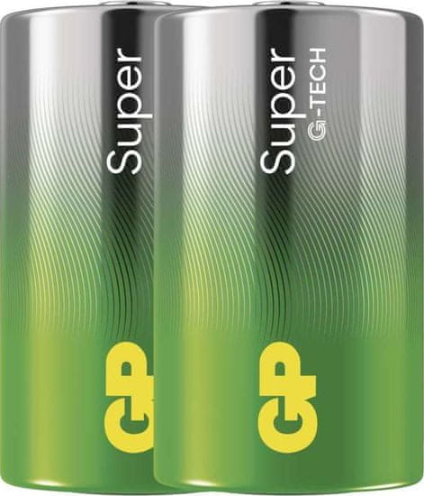 GP Batteries GP Alkalická baterie SUPER D (LR20) - 2ks