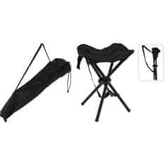 ProGarden Skládací stolička 40 cm černá