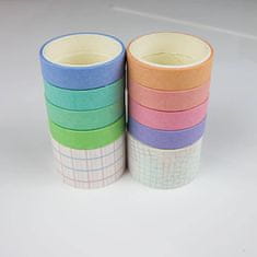 KN GS Sada 10 washi pásek (pastelové)