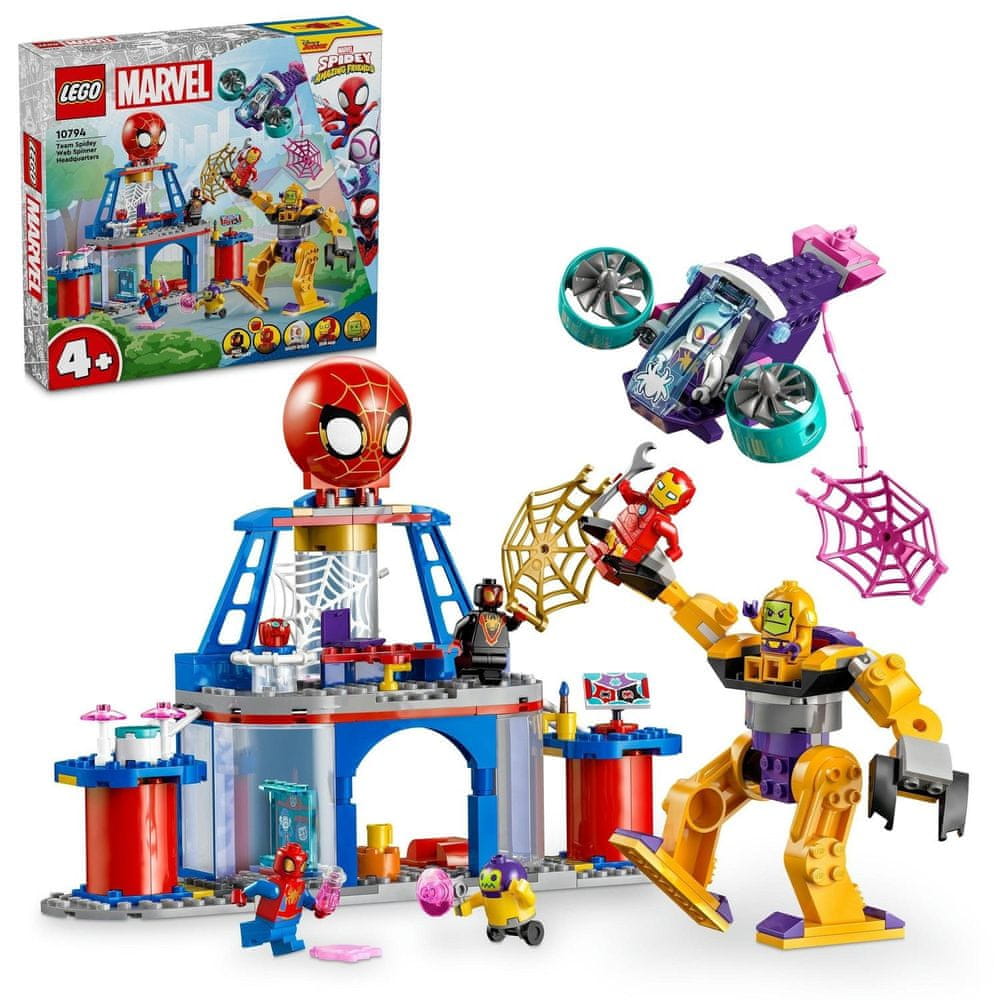 Levně LEGO Marvel 10794 Pavoučí základna Spideyho týmu