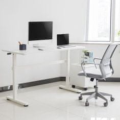 Ergo Office Manuální stůl výškově nastavitelný, max. 40 kg ER-401 W, bílý 70196