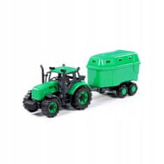 Polesie Traktor Progress s přívěsem zelený Polesie Wader
