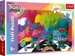 Trefl Puzzle Trollové 3: Zábavní Trollové 100 dílků