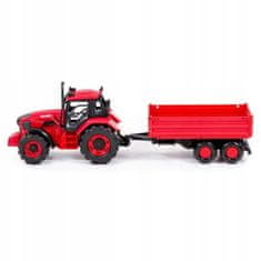 Polesie Traktor Belarus s přívěsem červený Polesie Wader