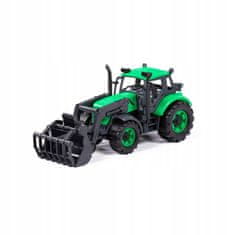 Polesie Wader Traktor zemědělský nakladač "Progress" Inerciální Zelená