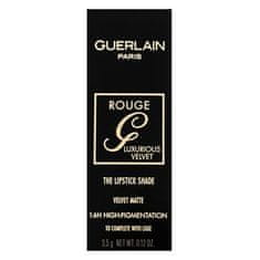 Guerlain Rouge G Luxurious Velvet rtěnka s matujícím účinkem 219 Cherry Red 3,5 g