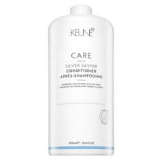 Keune Care Silver Savior Conditioner neutralizující šampon pro platinově blond a šedivé vlasy 1000 ml