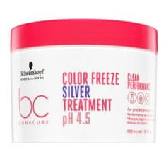 Schwarzkopf Prof. BC Bonacure Color Freeze Silver Treatment pH 4.5 Clean Performance maska pro neutralizaci žlutých tónů 500 ml