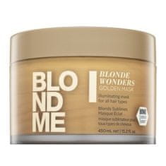 Schwarzkopf Prof. BlondMe Blonde Wonders Golden Mask vyživující maska pro oživení teplých blond odstínů vlasů 450 ml