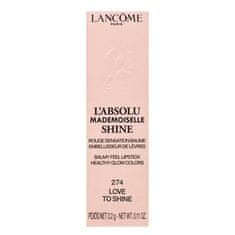 Lancome L'ABSOLU Mademoiselle Shine 274 Love To Shine rtěnka s hydratačním účinkem 3,2 g