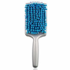 shumee Kartáč na vlasy se štětinami z mikrovlákna - modrý