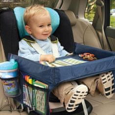 shumee Organizér/cestovní stolek pro děti do auta - tmavě modrá