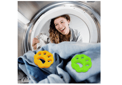 shumee Kotouč na čištění prádla od zvířecích chlupů v pračce - žlutý