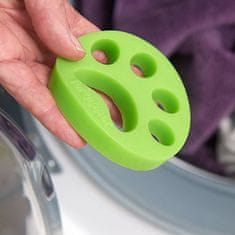 shumee Kotouč na čištění prádla od zvířecích chlupů v pračce - zelený