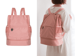 shumee Turistický batoh taška na příruční zavazadlo - růžová