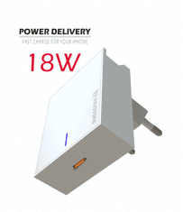 shumee Nabíječka pro iPhone 3.0 18W Power Delivery Swissten - bílá