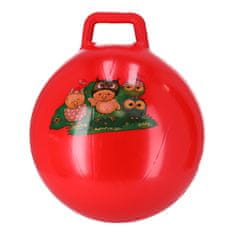 shumee Skákací míč, skákadlo pro děti s madly - červené