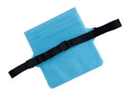 shumee Voděodolná taška do pasu, taška na opasek - světle modrá