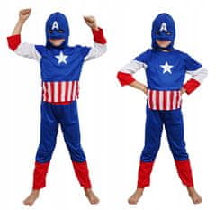 bHome Dětský kostým Kapitán Amerika se štítem 98-104 S