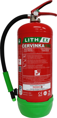 Červinka Hasicí přístroj k hašení lithiových baterií AVD LITH EX6 - 6 l