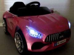 Mamido Elektrické autíčko Cabrio B3 lakované růžové