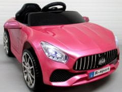 Mamido Elektrické autíčko Cabrio B3 lakované růžové