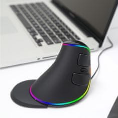 Delux Delux Optická myš USB M618 Plus RGB-vert.