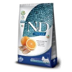 Natural N&D dog GF OCEAN ADULT MINI herring/orange - 7kg