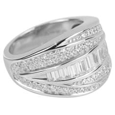 Silver Cat Luxusní prsten se zirkony SC285 (Obvod 52 mm)