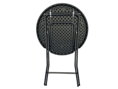 TENTino Bistro stolek koktejlový průměr 80 cm, černý